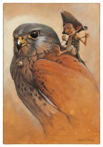 Lutin sur le Faucon, carte postale de Jean-Baptiste Monge