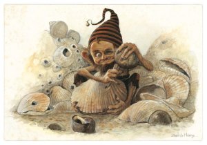 Carte Postale De Jean-Baptiste Monge, Perceur de Coques