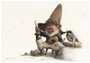 Carte Postale De Jean-Baptiste Monge, Petit Fileur