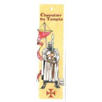 Marque page Chevalier du Temple de Bruno Bouteville
