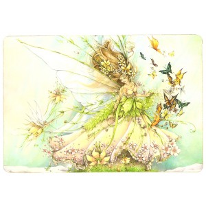 Carte postale Le Printemps de Delphine Gache - Lily Rose Poddington