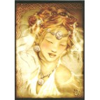 Carte postale Dame Celte de Delphine Gache - Légende Arthurienne de Delphine