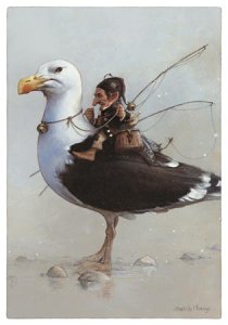 Carte Postale De Jean-Baptiste Monge, Goéland