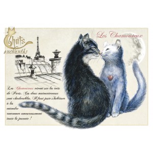 Carte postale Les Chamoureux de Séverine Pineaux 