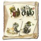 Lot de 4 cahiers des Chats Enchantés de Séverine Pineaux