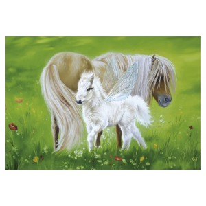 Carte postale Le poney fée de Sandrine Gestin 