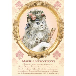 Marie-Chatounette, Carte postale de Séverine Pineaux - Les Histochats