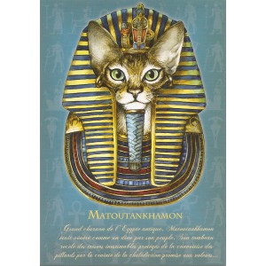 Matoutankhamon, Carte postale de Séverine Pineaux - Les Histochats