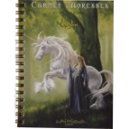 Carnet d'adresses Dame à la licorne de Sandrine Gestin, un répertoire original des Dames de Brocéliande