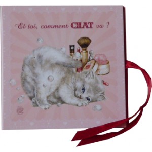 Set de correspondance de Séverine Pineaux, Cartes de correspondance des Chats enchantés