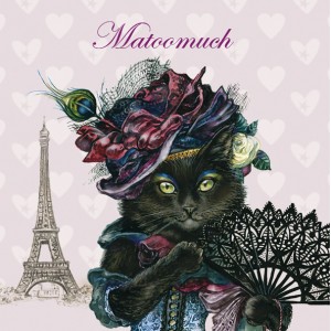 Matoomuch, Magnet de chat de Séverine Pineaux - Chats Enchantés