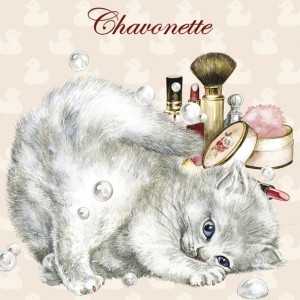 Chavonette, Magnet de chat de Séverine Pineaux - Chats Enchantés