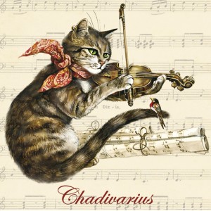 Chadivarius, Aimant décoratif de Séverine Pineaux  - Chats enchantés