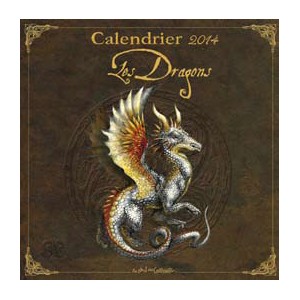 Calendrier des dragons 2014, calendrier mural de Séverine Pineaux – Dragons petit traité