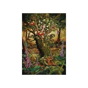 Carte de voeux fantasy, Dryad de Briar