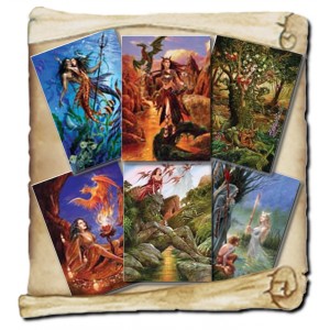 6 cartes de voeux Fantasy de Briar