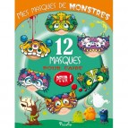 Mes masques de monstres, 12 masques pour enfants aux éditions Piccolia