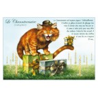 Carte postale de chat de Séverine Pineaux, Channiversaire, coll. Chats enchantés 2014