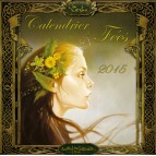 Calendrier des fées 2015 de Sandrine Gestin, calendrier mural aux éditions Au Bord des Continents