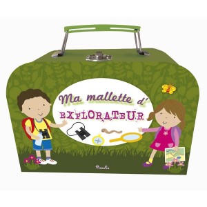 Ma malette d'explorateur, livres et jeux pour enfants aux éditions Piccolia