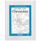 Chevaliers, frise à colorier : Coloriage de chevalier de Anne Yvonne Gilbert aux éditions Quatre fleuves