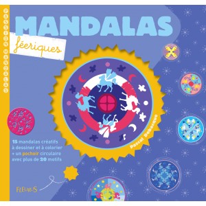 Livre de coloriages Mandalas féeriques aux éditions Fleurus