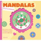 Livre de coloriages Mandalas princesses aux éditions Fleurus