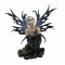 Figurine de fée gothique « Vaiana », fée géante enchaînée à la corneille