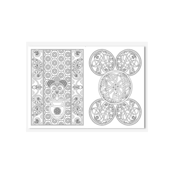 Art Thérapie 100 Coloriages Anti Stress Art thérapie Celtique. Coloriage adulte de Michel Solliec
