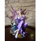 « Baïana » Fée et dragonnet au trésor, une figurine de fée géante