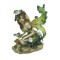 Figurine de fée sexy au papillon vert