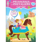 Les princesses et les chevaliers en autocollants, cahier d'autocollants aux éditions Piccolia