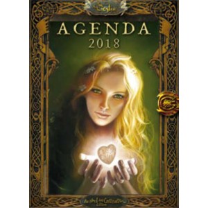 Agenda 2018 Fées de Sandrine Gestin, agenda annuel Au Bord des Continents...