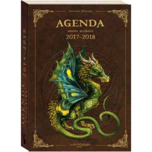 Agenda scolaire 2017-2018 Dragons de Séverine Pineaux, éd. Au Bord des Continents...