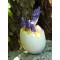 Bébé dragon violet, un mini dragon dans son œuf