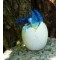 Bébé dragon bleu, un mini dragon dans son œuf