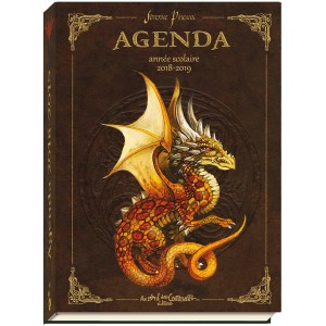 Agenda scolaire Dragons 2018-2019, un agenda scolaire de Séverine Pineaux