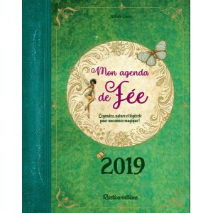 Mon agenda de fée 2019, un agenda original de Nathalie Cousin, éditions Rustica