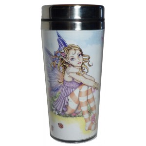 Mug thermos fée violette