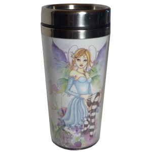 Mug thermos fée bleue