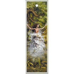 Marque page féerique de Séverine Pineaux, A l'heure des fées. Marque page féerique de Séverine Pineaux, A l'heure des fées.