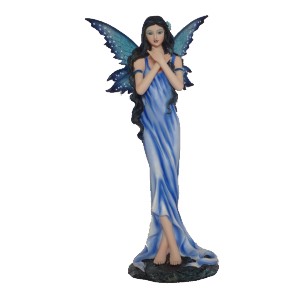 Grande figurine fée bleue de la collection Flower Fairies