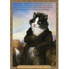 Carte postale de chat historique de Séverine Pineaux, Vicomte de Chatonbriand - Histochats 2019.