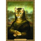 Carte postale de chat historique de Séverine Pineaux, Mona Lichat – Histochats 2019.