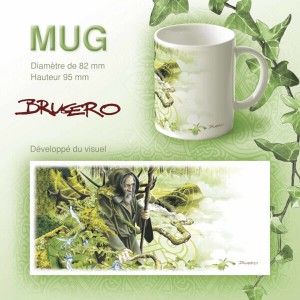 Mug original Merlin le druide de Brucero