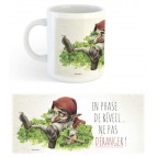 Mug original de Brucero En phase de réveil... Ne pas déranger !