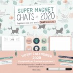 Super magnet Chats 2020 de Marica Zottino, organiseur magnétique complet aux éditions Rustica