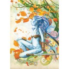 Brigantia, la déesse-mère, carte postale féerique de Brucero