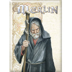 Magnet déco Merlin de Brucero, collection Légende Arthurienne