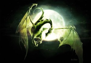 Carte Postale De Elian Black'Mor, Dragon Lune - Piste des Dragons